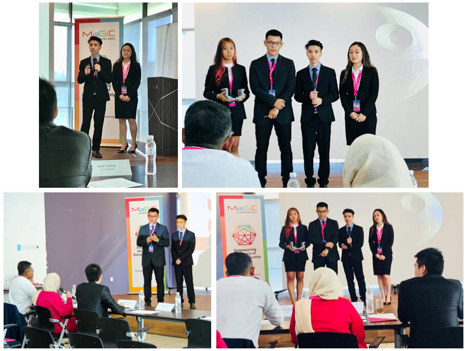 With the team pitching our renewable energy business idea at the Hult Prize asia regional final.